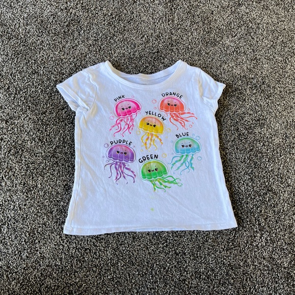 The Children's Place Other - The Children’s Place Multicolor Jellyfish Short Sleeve Tee Shirt, Size 4T